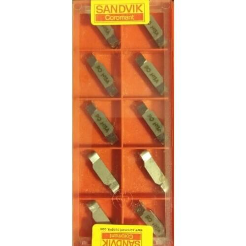 ORIGINAL 10PCS CARBIDE INSERT N123J2-0600-RO H13A