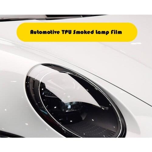 Suitable for Tesla headlight film model 3/model S/model X blackened taillight film TPU protective film