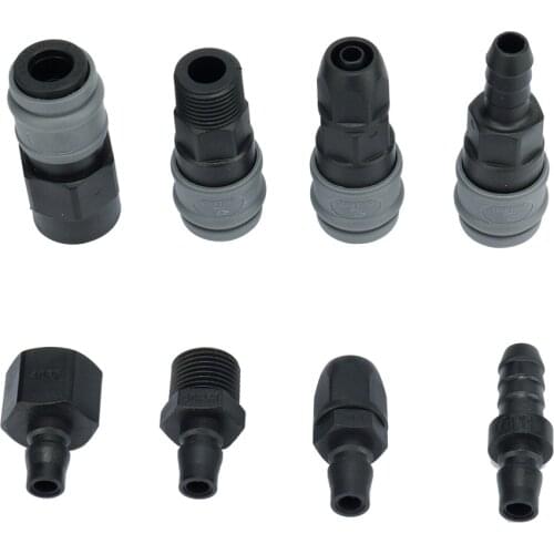 A full set of Garden tube fittings watering hose high pressure quick coupling and gas pipe coupling hose connection adapter2pcs
