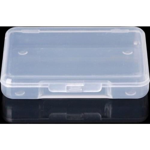 Rectangular Plastic Clear Transparent Storage Box Collection Container Organizer