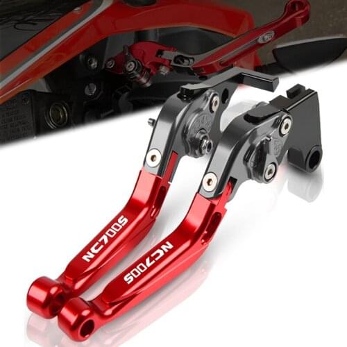 Motorcycle Adjustable NC 700 S CNC Clutch Brake Levers FOR HONDA NC700S NC700 S 2012 2013 Handbrake Extendable Accessories