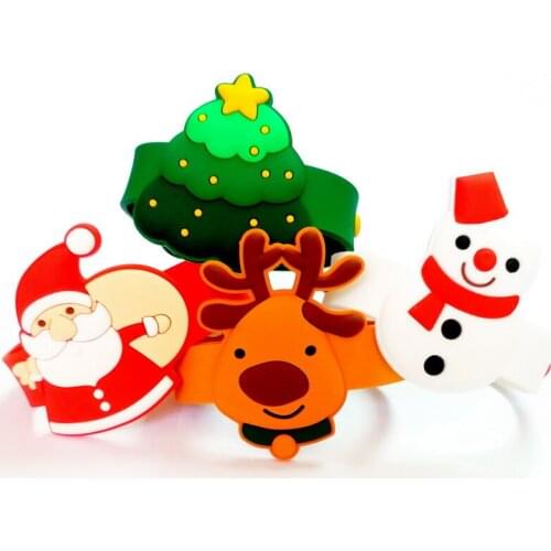1 pc Christmas series UNISEX Hand band strap Bracelet Toys Gift Pinata Loot Fillers Favors Novelty Birthday Party Favours Bag