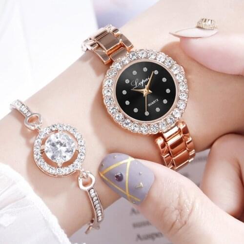 Luxury Brand Casual Ladies Quartz WristWatch Fashion New Women Diamond Wathes Steel Bracelet Watch Clock Reloj Mujer Relogio