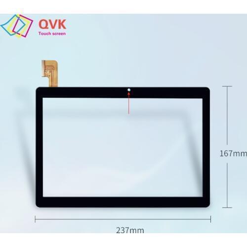 2.5D Black Glass touch screen 10.1 Inch for TECLAST M20 4G Capacitive touch screen sensor panel repair MJK-1157 FPC
