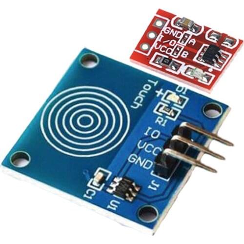 5PCS TTP223B Touch Key Switch Module Touching Button Self-Locking/No-Locking Capacitive Switches Single Channel Reconstruction