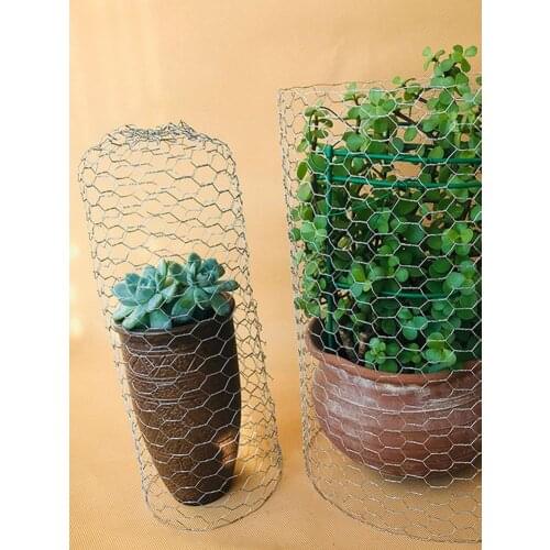 Hexagonal Wire Netting Set Mesh Anti Bird Netting Garden Net And Crops Protective Cat Dog Chicken Pen Net With Pliers And Gloves