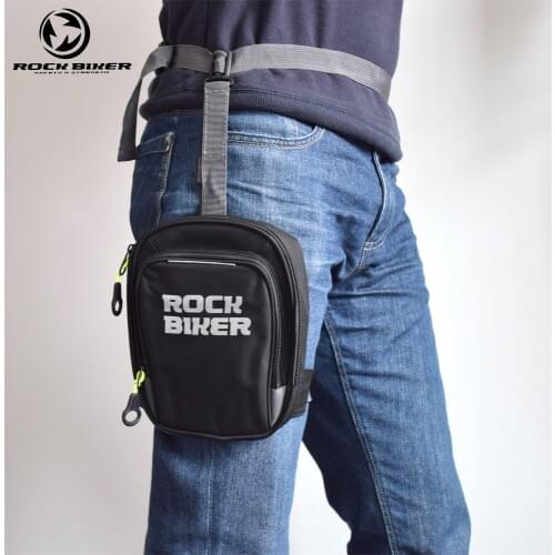 ROCK BIKER New Motorcycle Racing Fall Legs Bag Waist Bag Knight Waist Outdoor Casual Package Portable Bag Riding Fishing Bag Men