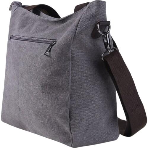 New Womens Handbag Canvas Casual Messenger Bag Women Designer Brand Handbag Fashion Purse Female Shoulder Cloth Bag