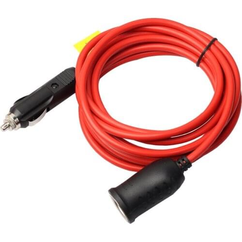 12V 24V 10A Car Cigarette Lighter Extension Cord 3.6M 1.5M Socket Styling Charger Cable Female Socket Plug Car Accessories