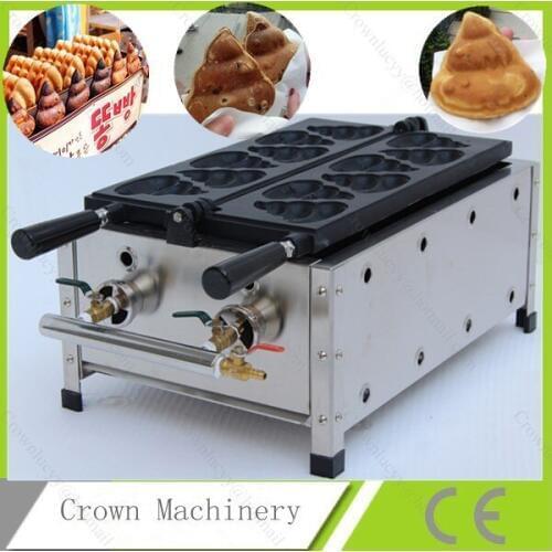 Gas Excrement shape Waffle iron for sale; Waffle mold poo shape