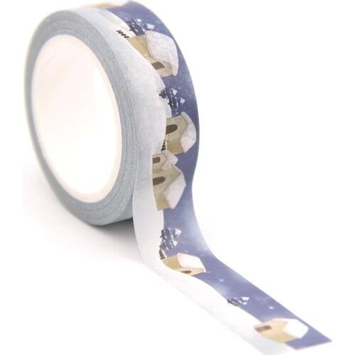 1PC/lot 15MM*10M Last Solar terms Snows washi tape Masking Tapes Decorative Stickers DIY Stationery School Supplies