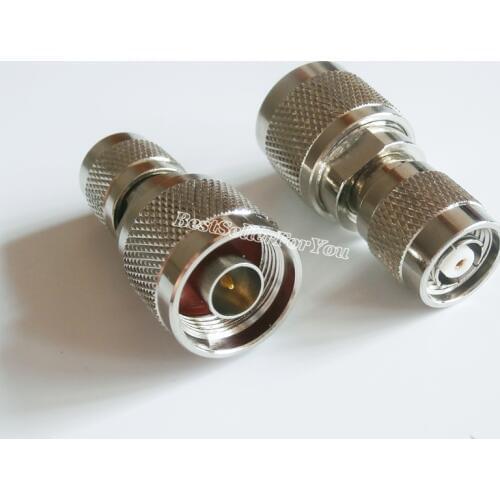 1Pcs RPTNC RP TNC Male Jack To N male plug RF Coaxial Connector Adapter Antenna Radio