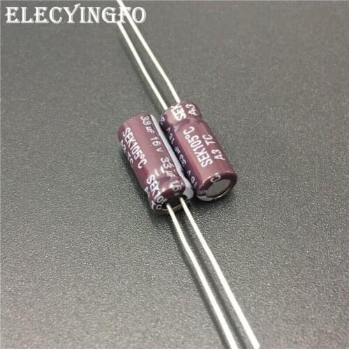 10pcs 33uF 16V33uf TEAPO SEK Series 5x11mm 16V33uF Aluminum Electrolytic Capacitor