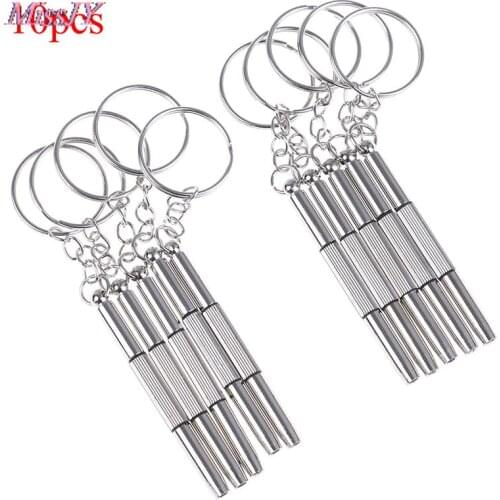 10Pcs Portable 3 in 1 Keychain Screwdriver Eyeglass Sunglasses Watch Repair Kit Tool