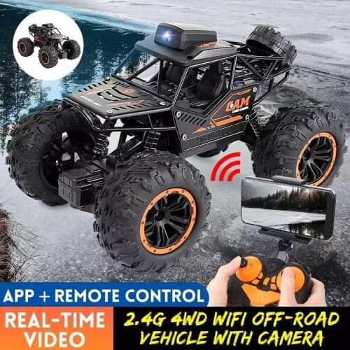 2.4G 4WD Rc Auto Met Wifi Fpv Hd Camera Off-Road High-Speed Afstandsbediening Drift Auto klimmen Auto Cadeau Voor Kinderen
