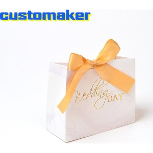 20pcs Valentines Day Gift bag Paper Party favors wedding gift Wrapping Set Bridesmaid Tissue Paper present bag Bow Ribbon