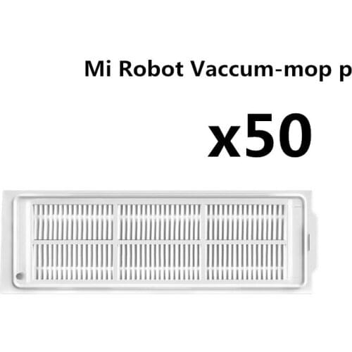 50pcs Washable Accessories Filter For Mi Robot Vacuum-mop pro STYTJ02YTM Robot Vacuum Cleaner Parts Kits