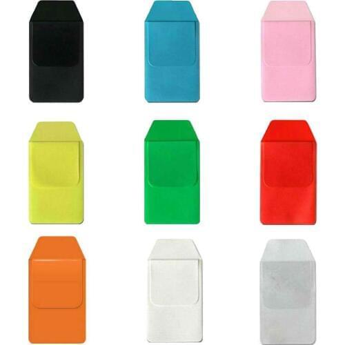 XRHYY 6 Pcs Pure Color PVC Pen Bags Doctors Nurses Pen Inserted Leak-Proof Pocket Protector For Classic School Hospital Office