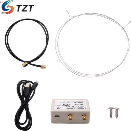 TZT MLA-30 Loop Antenna Active Receiving Antenna Low Noise Balcony Erection Antenna 100kHz - 30MHz for HA SDR Short Wave Radio
