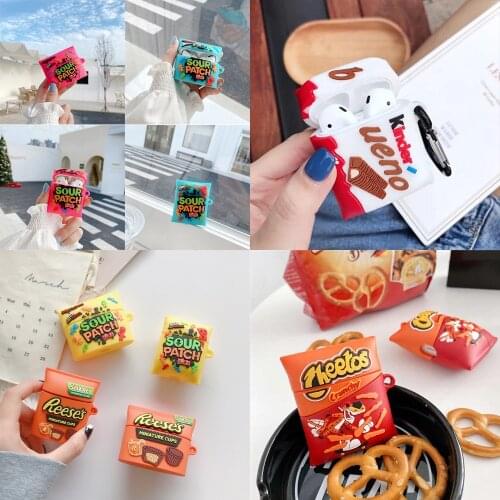 Brand Milk Kids candy Chocolate Cute Silicone Earphone Case For Airpods 1 2 pro 3 super Wireless Bluetooth Pritective Cover Box