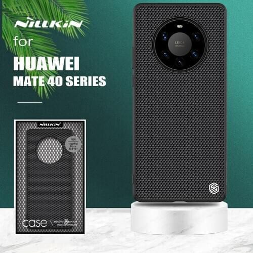 For Huawei Mate 40 Pro Plus Case Nillkin 3D Textured Nylon Slim Back Cover Soft Edge Phone Case for Huawei Mate 40 Pro Plus Case