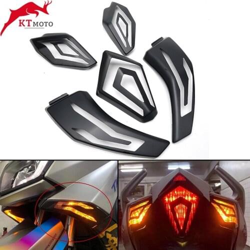 For Yamaha TMAX 530 TMAX530 2012-2016 2015 Motorcycle ABS plastic Turn Signal Front Rear Tail Shell Flashing Light Cover Cap