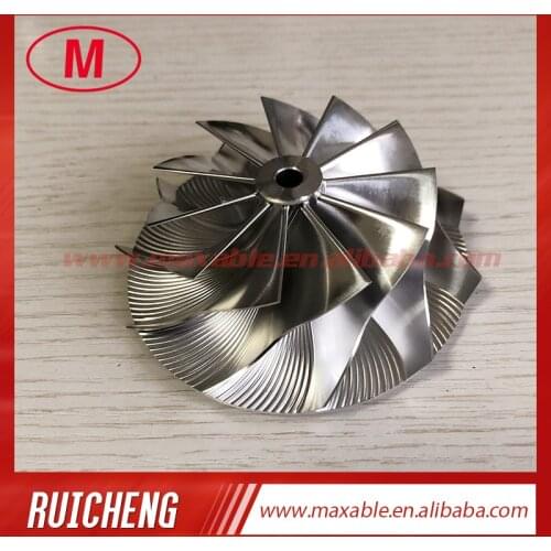 K16 reverse 59.00/78.00mm turbo milling/aluminum 2618/billet compressor wheel