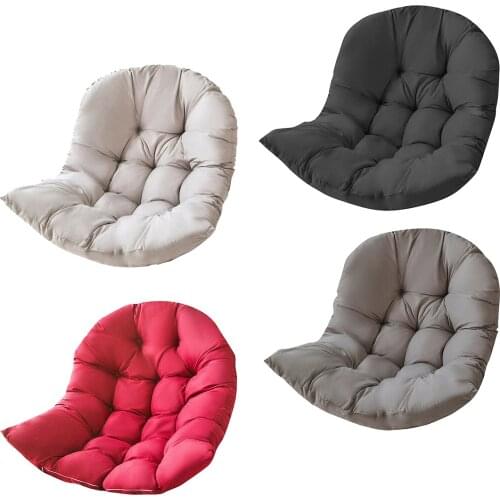 Swing Hanging Basket Chair Cushion Outdoor Indoor Egg Decor Balcony Home Garden Rocking Rattan Chair Cushions Seat Mat(No Chair)