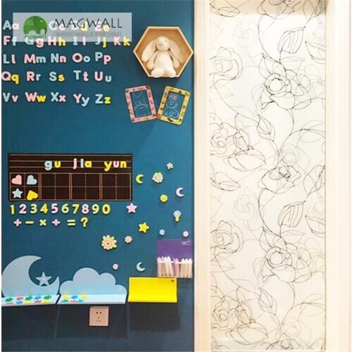 Magnetic double-layer cold color writing board 1.2*1.5m eco-friendly magnet dust free home chalkboard