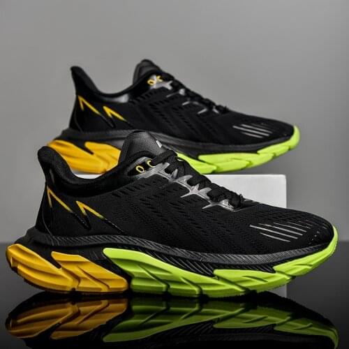 Mens Sports Shoes Sneakers 2021 New Shock Absorption Air Cushion Ultra Light Breathable Men Casual Running Shoes Big Size 39-46