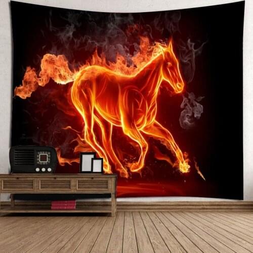 Horse Tapestry Colorful Tapestry Wall Hanging with Horse Tapestries Wall Art and Home Decor for Bedroom Living Room Dorm Decor