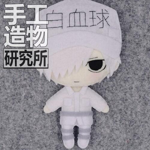 NEW Cells at Work! Anime Handmade Plush Doll Toy Keychain Gift Cos Neutrophil