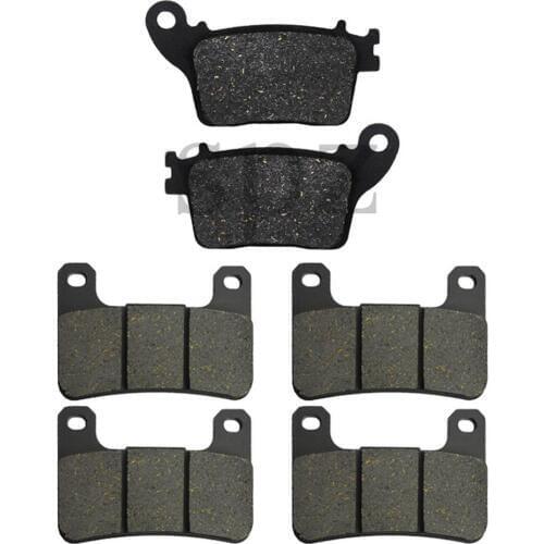 Motorcycle Front + Rear Brake Pads Disks for Suzuki GSXR 1000 K9/L (Tokico & Brembo Caliper) (09-14) GSXR1000