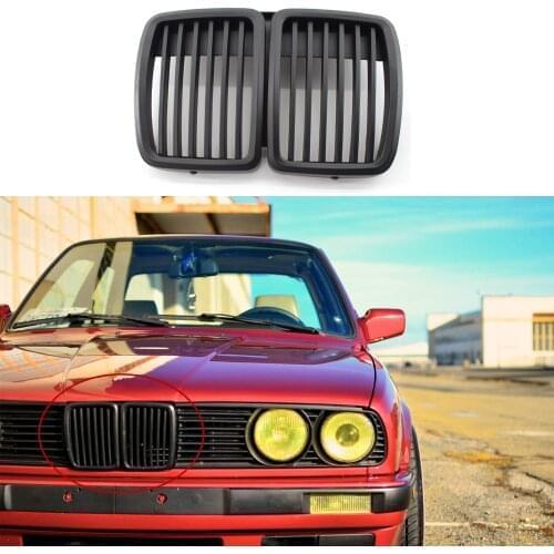 Front Center Racing Grille fit for BMW 3-Series E30 1984-1992