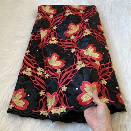 Swiss Voile Lace In Switzerland Tissu African Dry Lace Nigerian Polish Lace Hot Sale Cotton Fabric High Quality 5yards