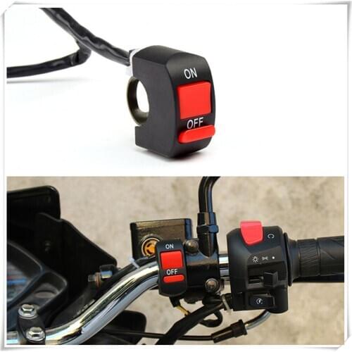 Universal Motorcycle parts Switches Handlebar Flameout Switch for Kawasaki NINJA 300 250R ZX636R ZX6RR 400R