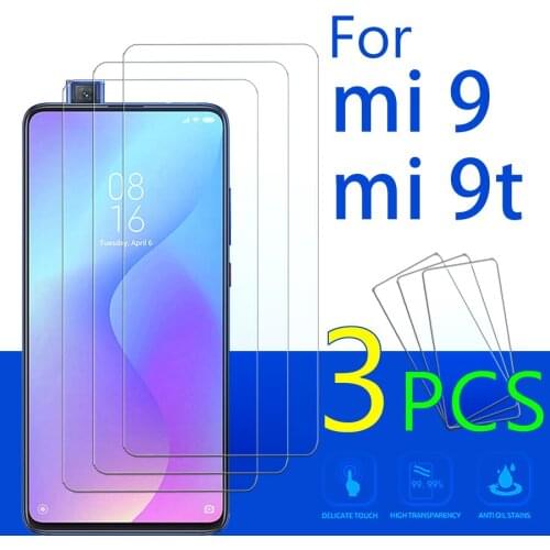 3pcs ksiomi mi9 protective glass for xiaomi mi 9 T 9T mi9T T9 on xiaomi9 xiaomi9t protection Armored safety film Tempered Glas