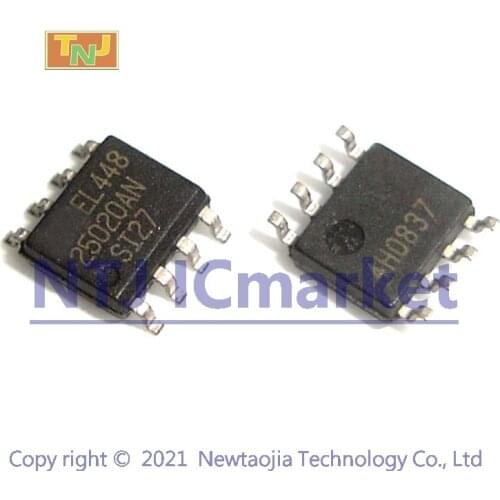 10 PCS AT25020AN-10SI-2.7 SOP-8 25020AN SI27 AT25020 SU27 SPI Serial EEPROMs IC CHIP