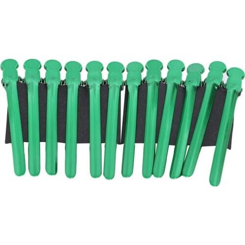 12 Pcs/Set Metal Hairdressing Clip Alligator Hair Clamp Hairpins DIY Barber Salon Hairstyling Sectioning Tools Hot Sale