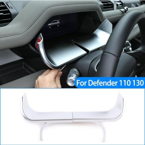 Car Parts Dashboard Display Decorative Frame Cover Trim,ABS Plastic,for Land Rover Defender 110 130 2020-2021,Modified Accessory
