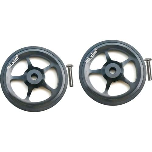 2pcs/Pack Folding Bike Easy Wheels 6cm Bicycle Easy Wheel for Transport