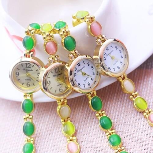 2021 Famous Brand Chaoyada Lady Women Jewelry Hand Catenary Wristwatch Mother Gifts Quartz Rhinestone Fashion Luxury Watches