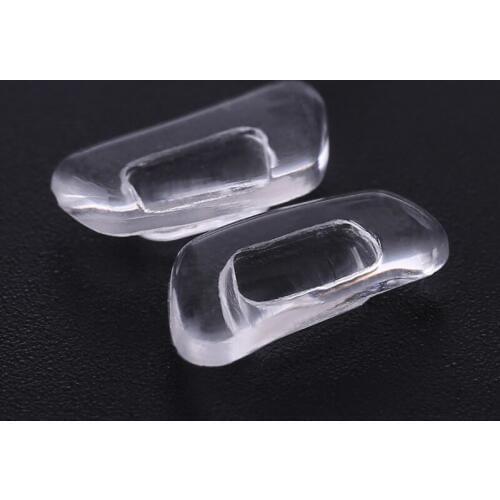 5 Pairs/Lot Inserted Bayonet Silicone Eyeglasses Soft Nose Pads Glasses Massage
