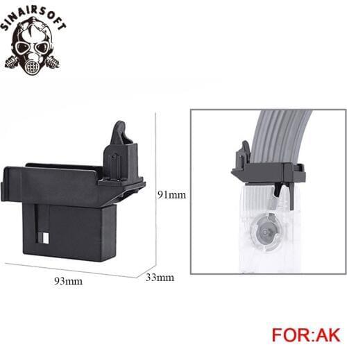 Fast BB speedloader Adapter Magazine Fit AK Airsoft Gun Converter For Paintball shooting Hunting Accessories Free shipping