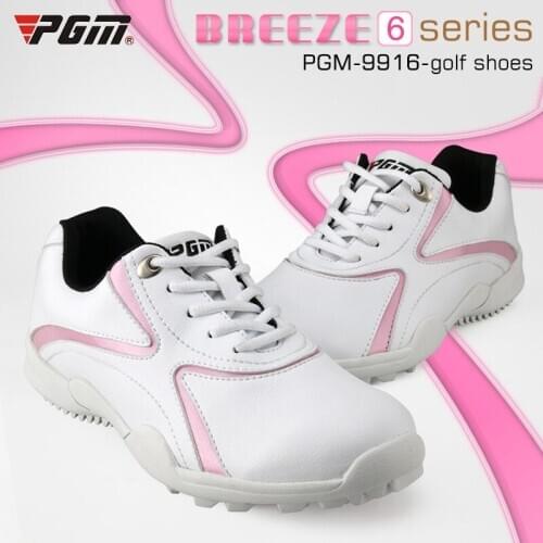 PGM Golf Shoes Anti-slip Breathable Women Golf Shoes Ladies Lightweight Golf Sneakers Girl Waterproof Sports Shoes