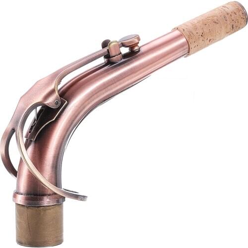 24.5mm in Diameter B66 Brass Antique Saxophone Alto Bent Neck Wind Instrument Accessories