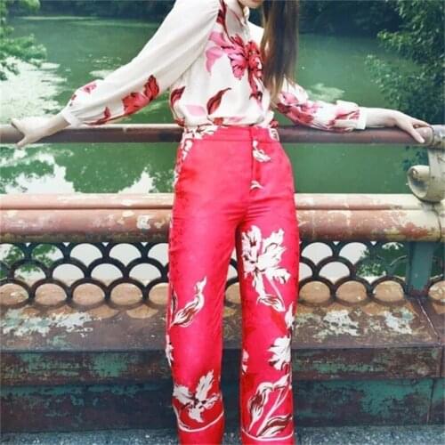 MESTTRAF Women 2021 Fashion Floral Print Cozy Blouses Vintage Long Sleeve Button-up Female Shirts Streetwear