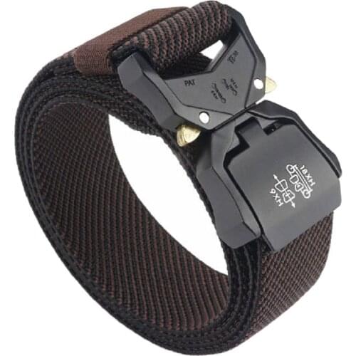 Mens Elastic Elastic Belt Leisure Trend Outdoor Sports Canvas Woven Belt Soft