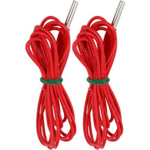 2Pcs 6*20mm Single Head Electric Heat Pipe 12V/24 40W Stainless Steel cartridge heater for anet a8 a6 Reprap 3D Printer parts