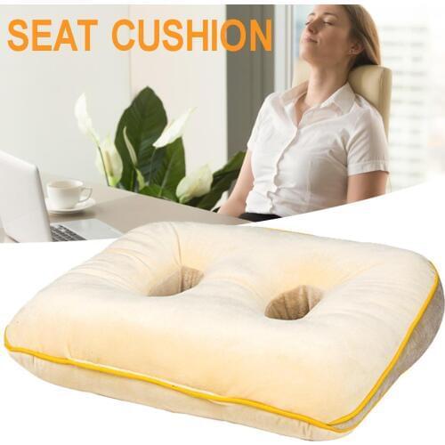 Orthopedic Healthy Memory Foam Seat Cushion Sit Bone Relief Cushion For Lower Back Hamstrings Hips For Home Office Seat
